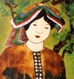 one of Christiane's Vietnamese laquer experiences at the art school in Hanoi 1997