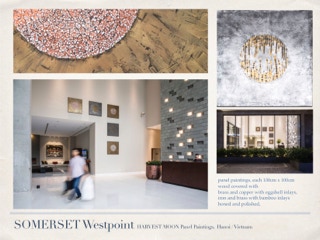 Somerset Xuan Dieu, Hanoi, Vietnam - the lobby decoraton provide byCampioni